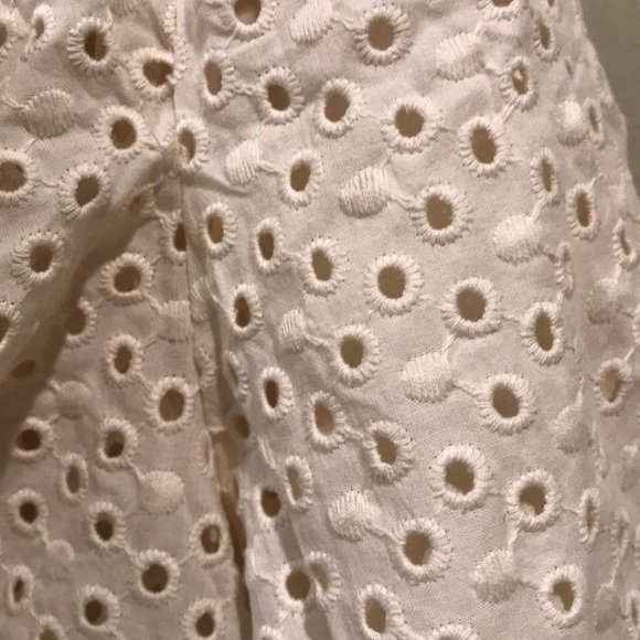 Tabitha Anthropologie eyelet Ruffle jacket size 0 - Picture 5 of 8